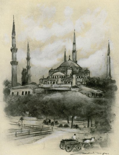 Mezquita de Santa Sofía, Constantinopla de Mortimer Ludington Menpes